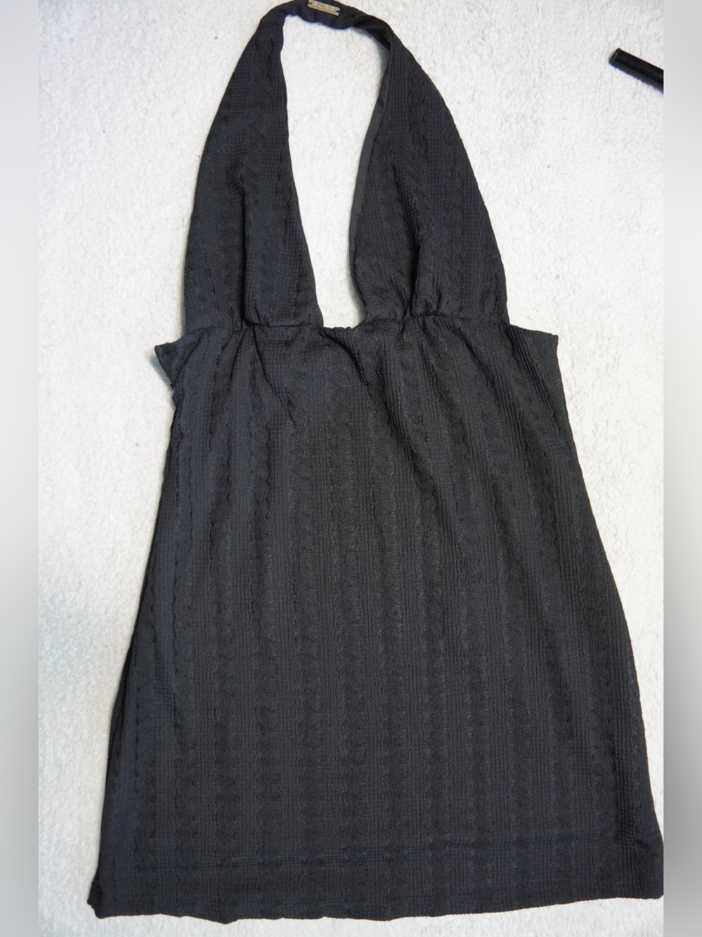 Aralina Black Halter Knit Dress - Women Size XL